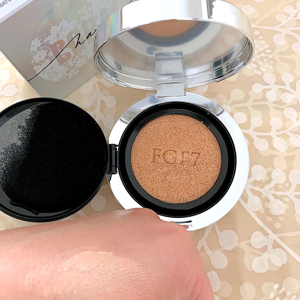 FGF7 ハイドロセルクッション/Coralhaze/クッションファンデーションを使ったクチコミ(4枚目)