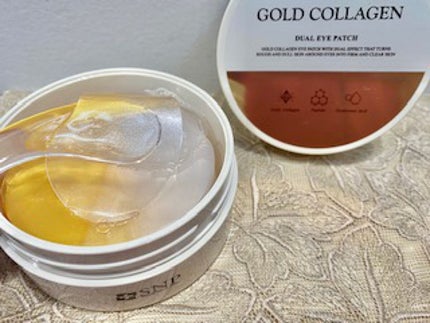 GOLD COLLAGEN DUAL EYE PATCH/SNP/アイケア・アイクリームを使ったクチコミ(2枚目)
