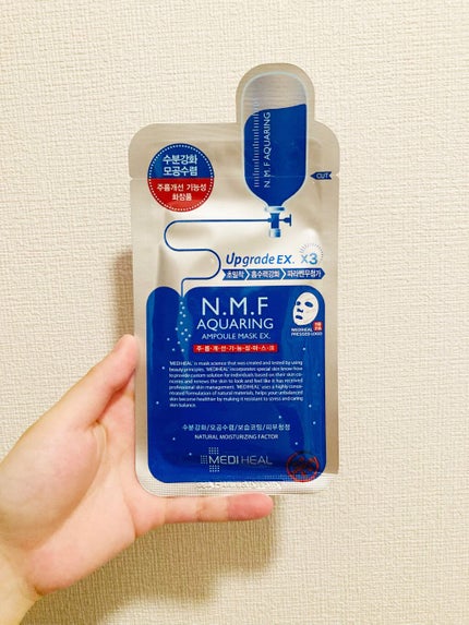 N.M.FアクアアンプルマスクJEX/MEDIHEAL/シートマスク・パックを使ったクチコミ(1枚目)