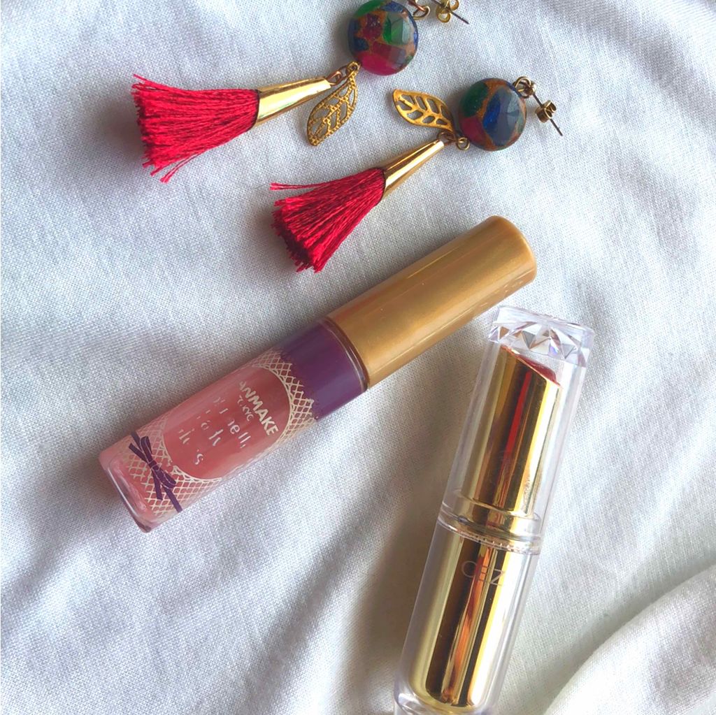 ラスティンググロスリップ/CEZANNE/口紅を使ったクチコミ（1枚目）