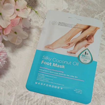 シルキーココナッツオイルフットマスク /MADFORCOS/レッグ・フットケアを使ったクチコミ(3枚目)