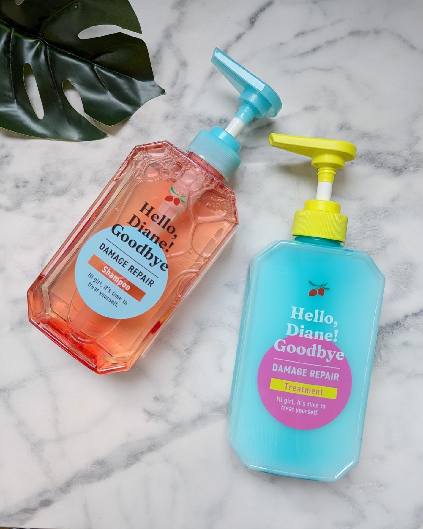 ハローダイアン グッバイ ダメージリペア シャンプー/トリートメント/ダイアン/市販シャンプーを使ったクチコミ(1枚目)