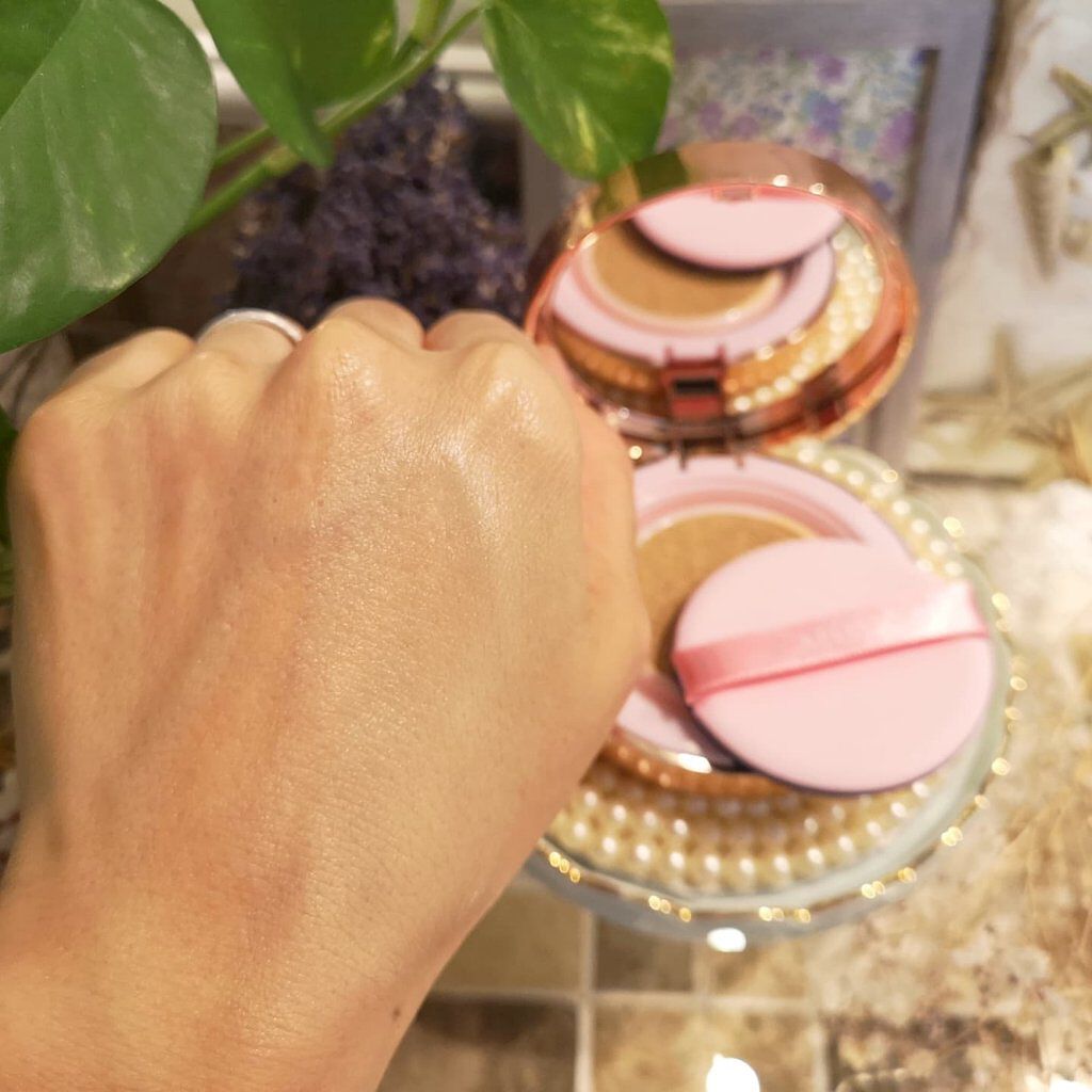 ピンクティーツリーカバークッション/APLIN/クッションファンデーションを使ったクチコミ(4枚目)