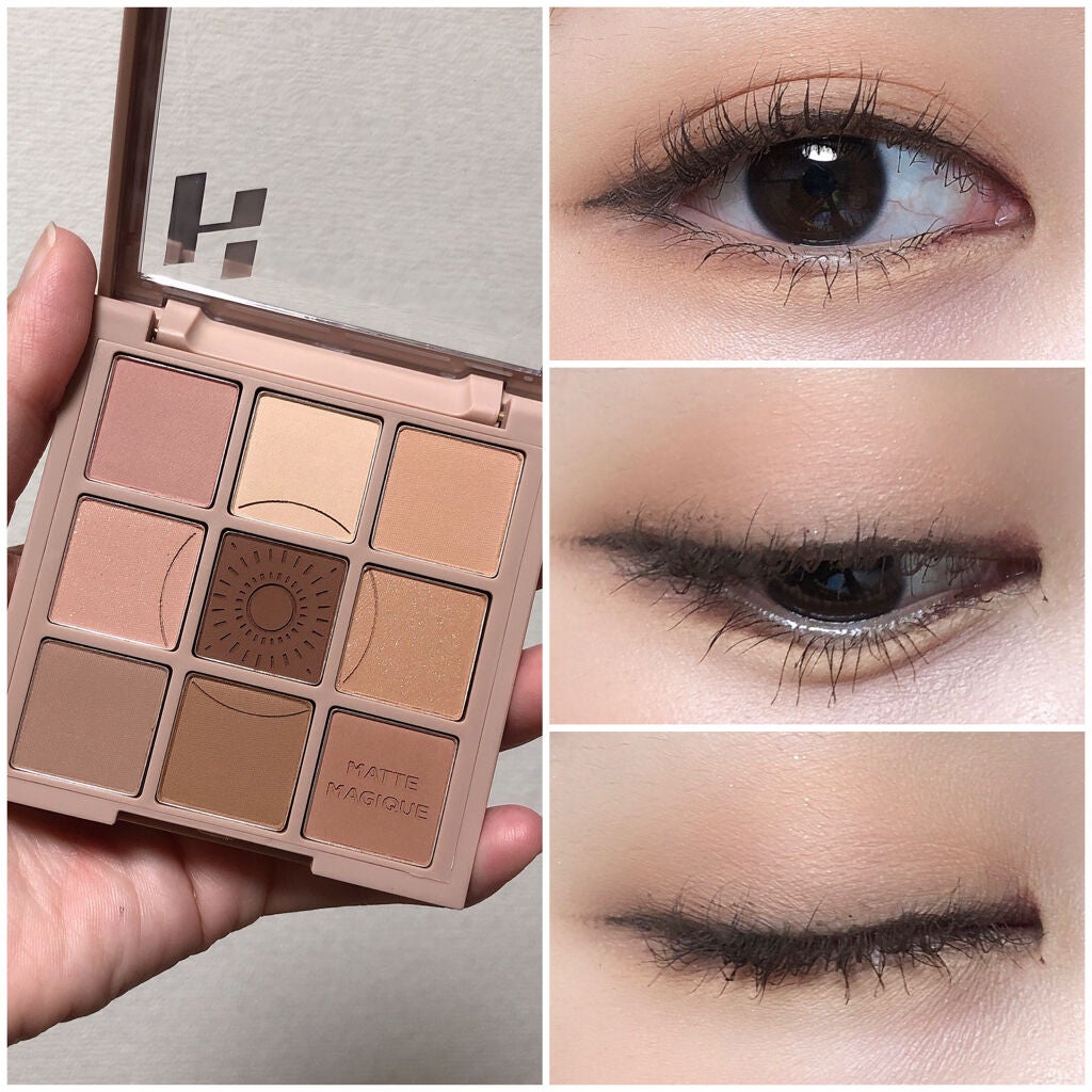 マイフェイブムードアイパレット 9カラー/HOLIKA HOLIKA/アイシャドウパレットを使ったクチコミ(5枚目)