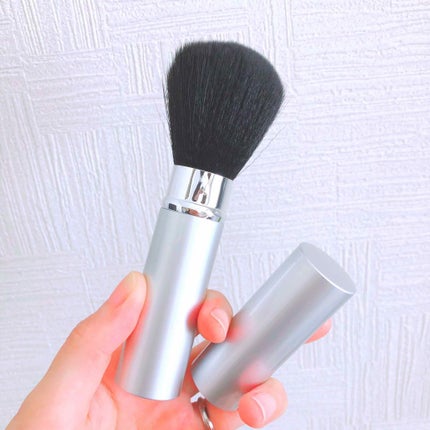 ごくふわっ春姫スライド式携帯メイクブラシ/DAISO/メイクブラシを使ったクチコミ(1枚目)