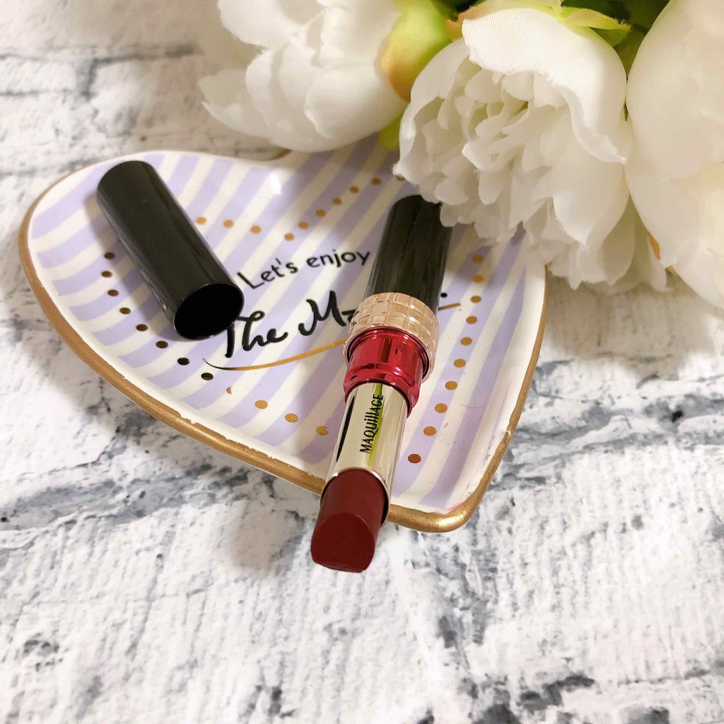 ドラマティックルージュN/マキアージュ/口紅を使ったクチコミ（1枚目）