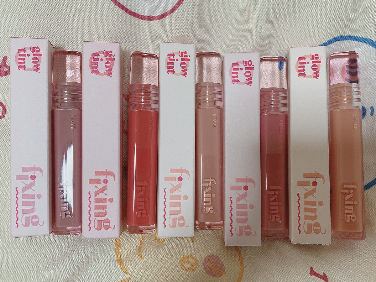 グロウ フィクシングティント/ETUDE/リップティントを使ったクチコミ（3枚目）