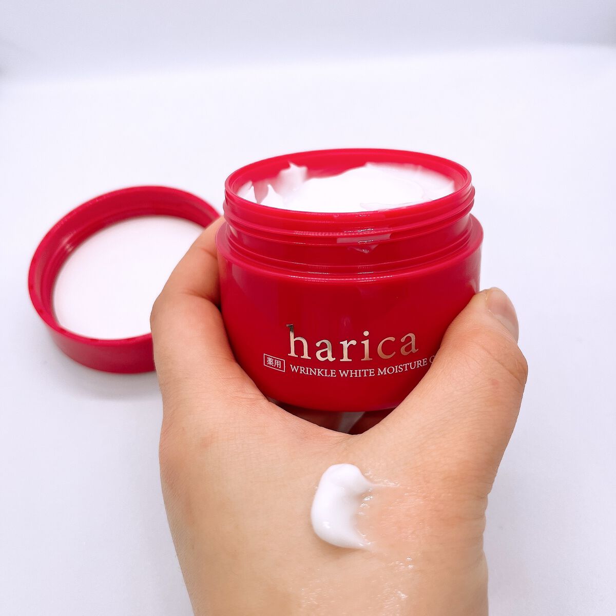 薬用リンクルホワイトモイスチャージェル/harica/オールインワン化粧品を使ったクチコミ(4枚目)