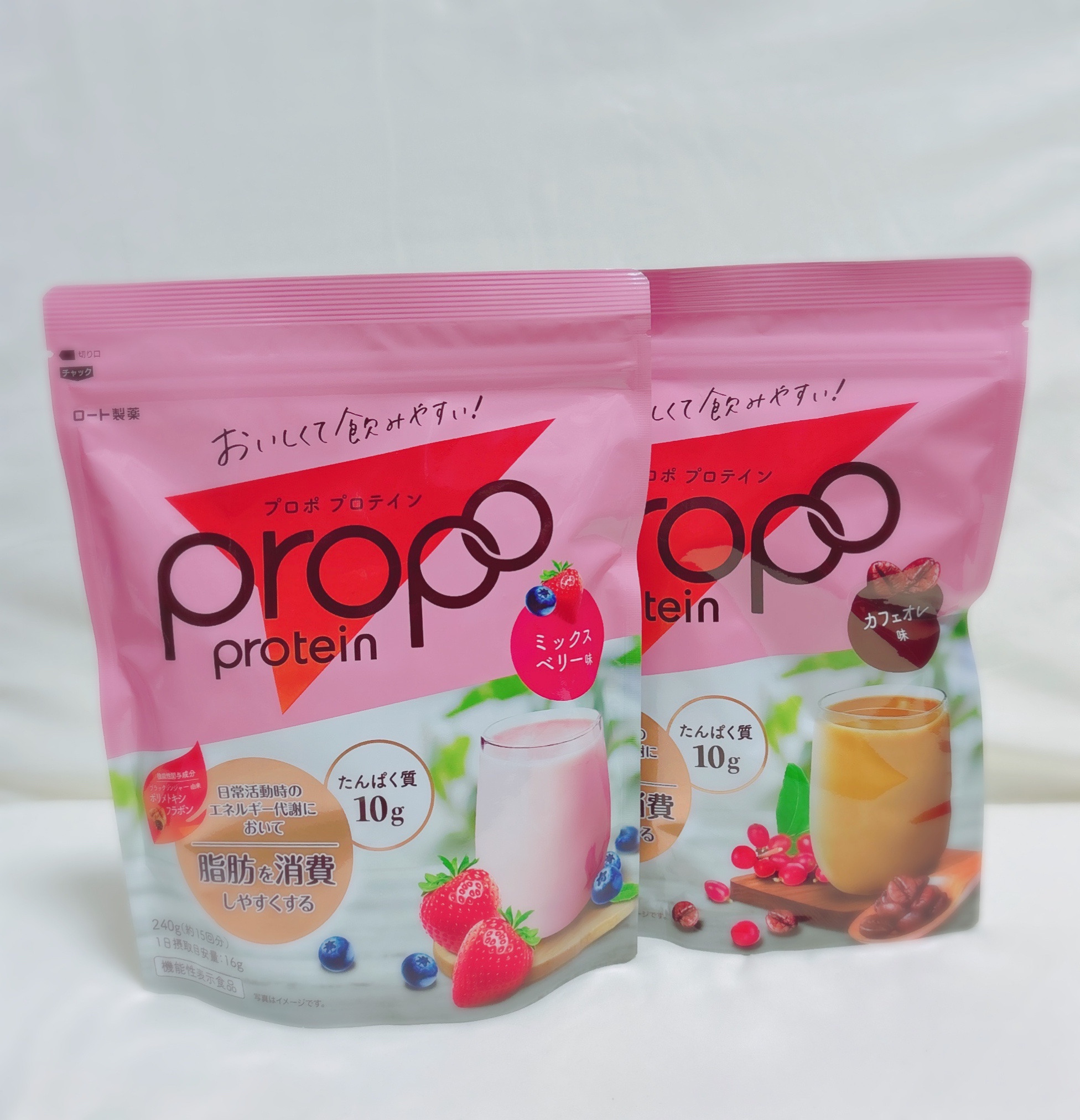 プロポ プロテイン(カフェオレ味)/ロート製薬/その他プロテインを使ったクチコミ（1枚目）