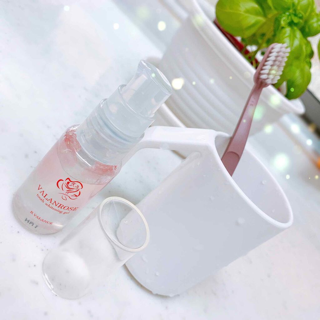 トゥースホワイトニングジェル/VALANROSE/歯磨き粉を使ったクチコミ（1枚目）