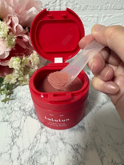 ルルルンクレンジング トーニングバーム SMOOTH RED/ルルルン/クレンジングバームを使ったクチコミ(3枚目)