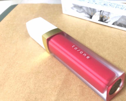 トーン ペタル エッセンス カラー バター/to/one/リップグロスを使ったクチコミ(1枚目)