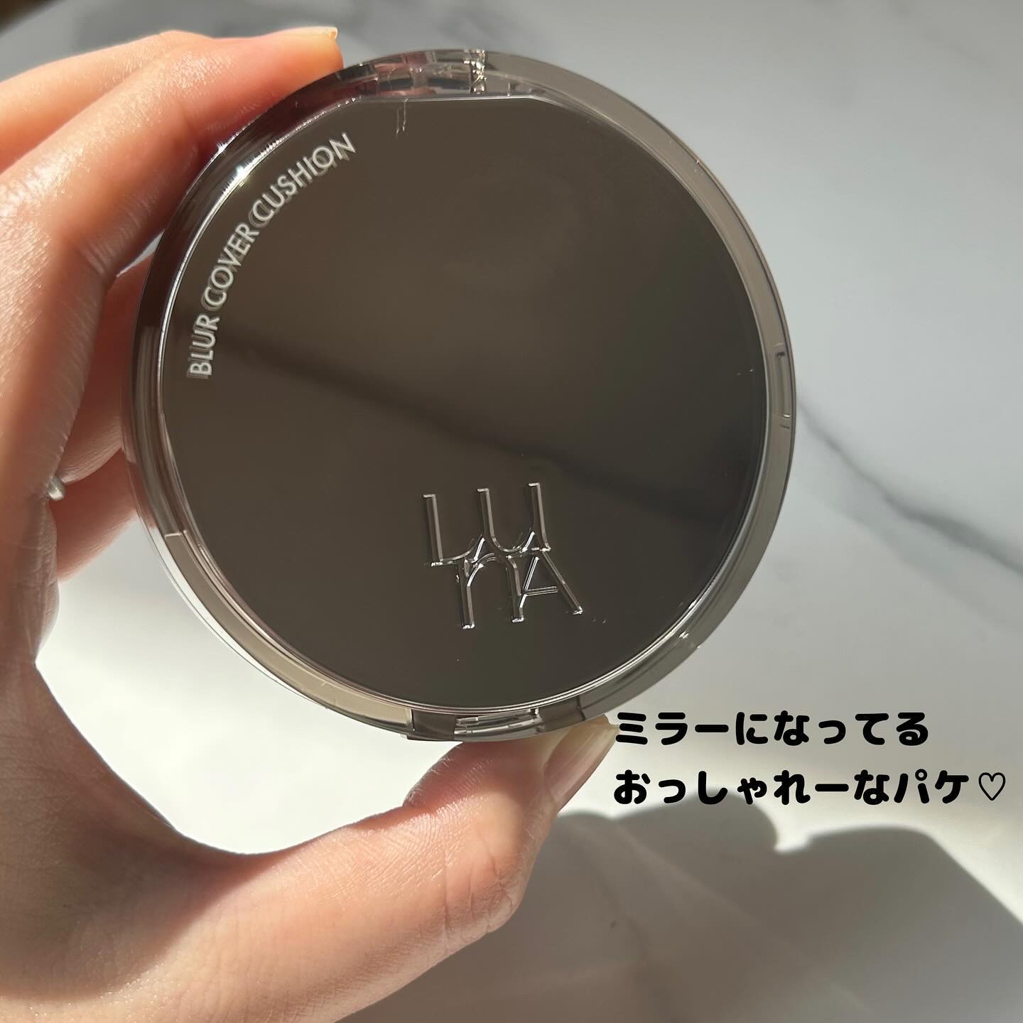 ブラーカバークッション/LUNA/クッションファンデーションを使ったクチコミ（2枚目）