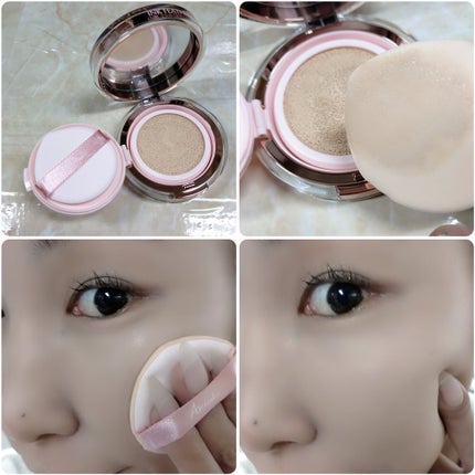 アリウル インクフェザーカバーラスティングクッション/Ariul/クッションファンデーションを使ったクチコミ(4枚目)