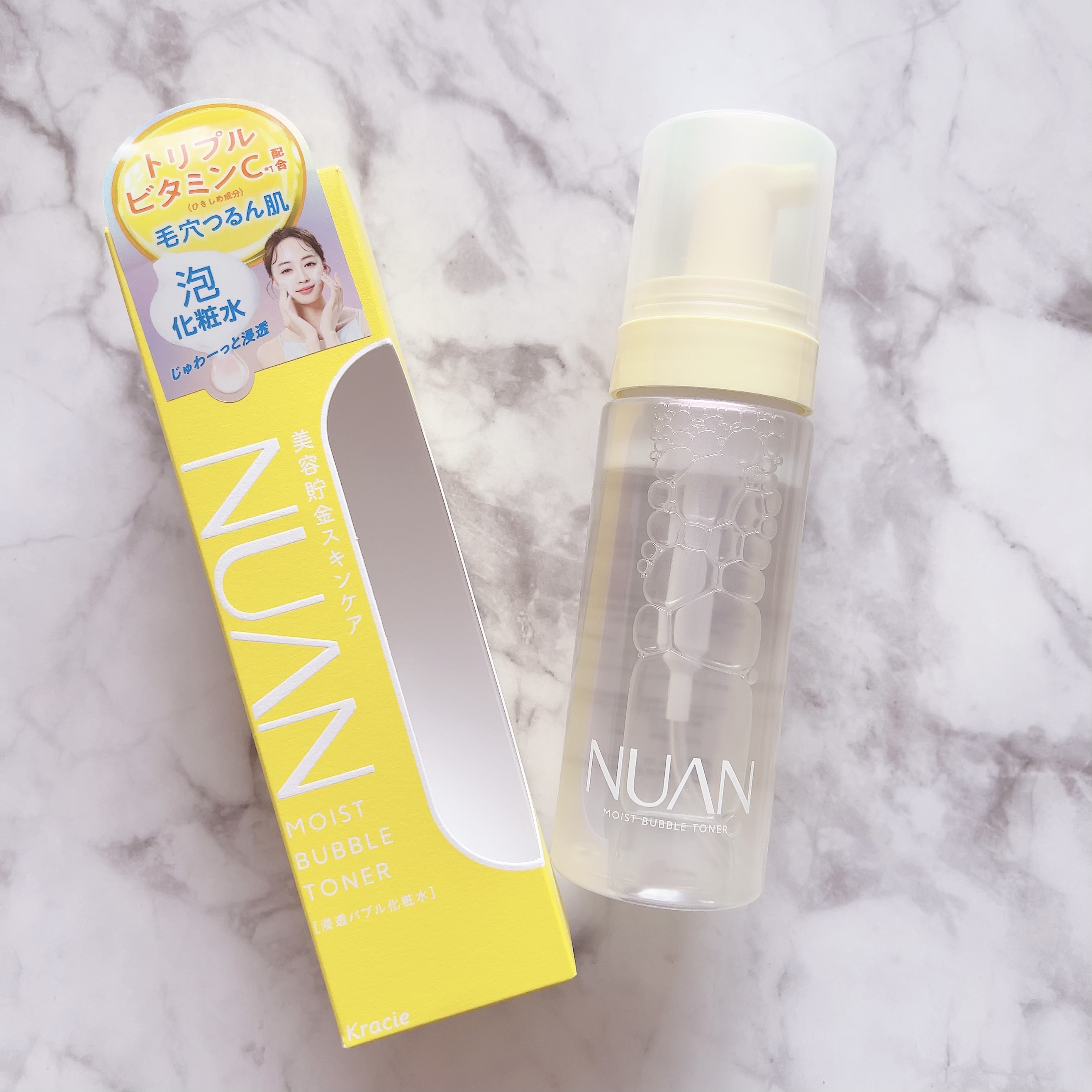 浸透バブル化粧水/NUAN/化粧水を使ったクチコミ（1枚目）