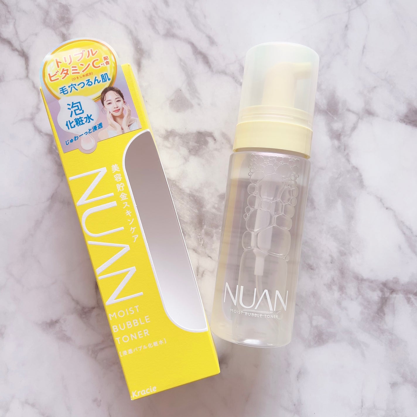 浸透バブル化粧水/NUAN/化粧水を使ったクチコミ(1枚目)