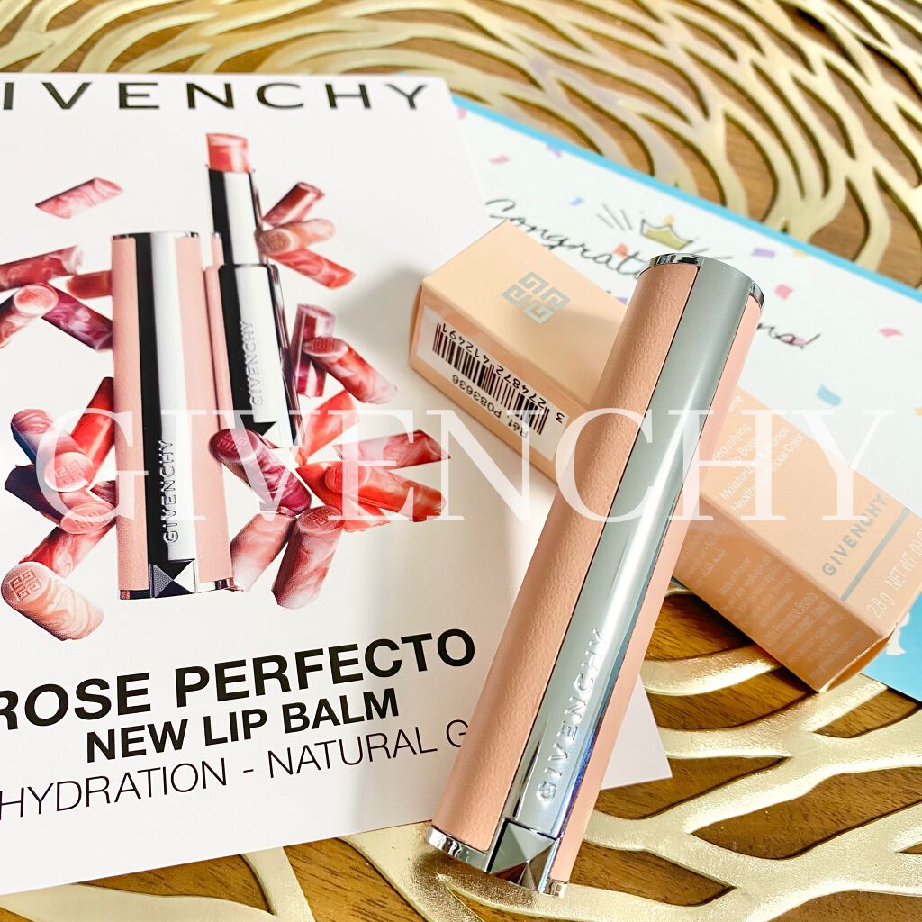 ローズ・パーフェクト No.201 ミルキー・ピンク/GIVENCHY/リップバームを使ったクチコミ（1枚目）