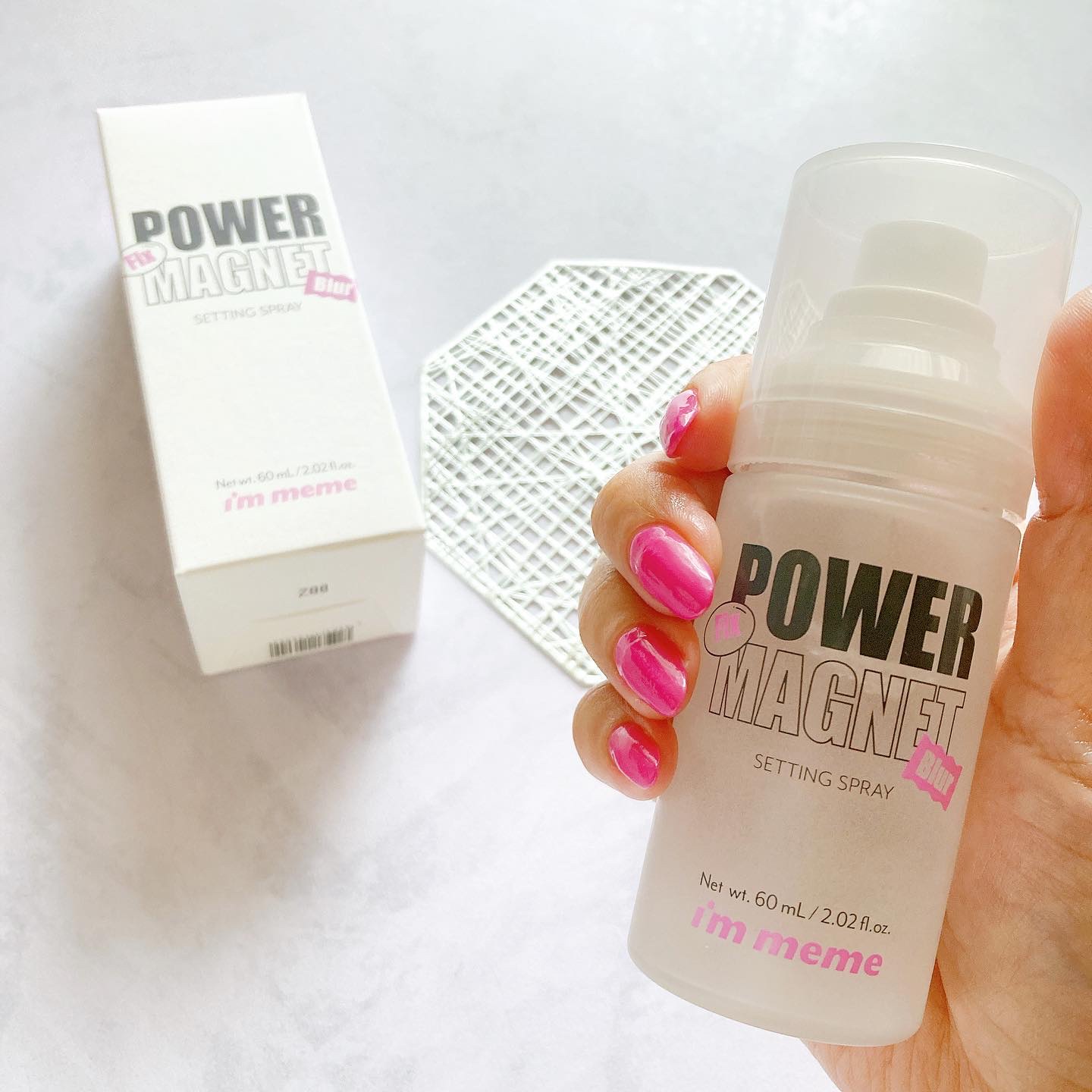 パワーマグネットセッティングスプレー/i’m meme/フィックスミストを使ったクチコミ（1枚目）