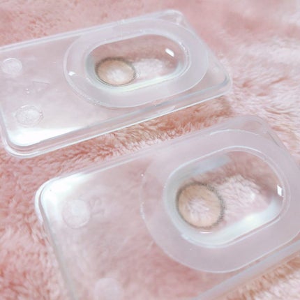 シルエットマンスリー 01 クリームベージュ/LensVery/1ヶ月(1MONTH)カラコンの画像