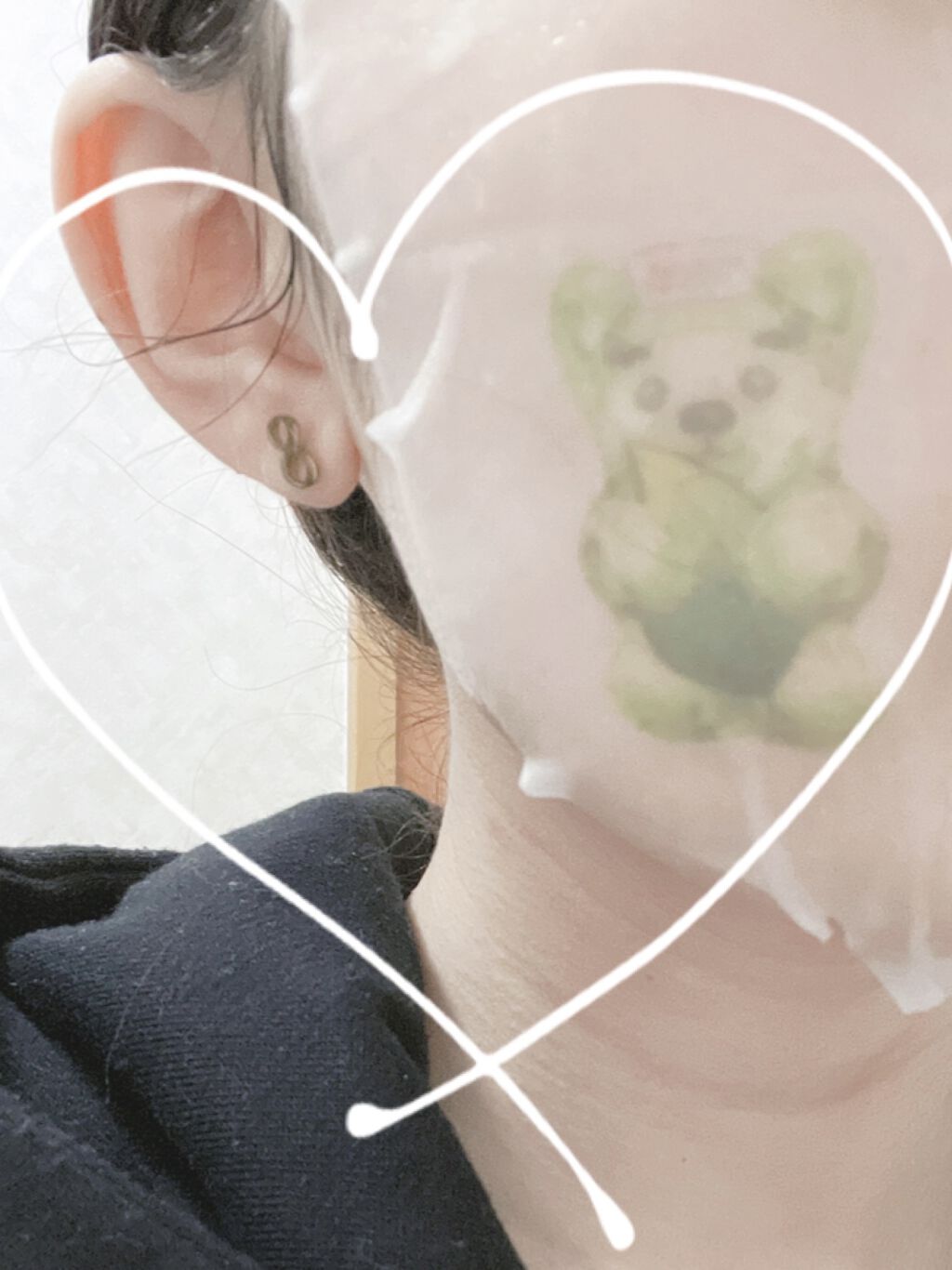 SNP SNP ICE bare packのクチコミ「
\🐻さんのシートマスク🧸🧡/

SNP マスク アイスベアシカマスク 
エスエヌピー 
皮膚.....」（2枚目）