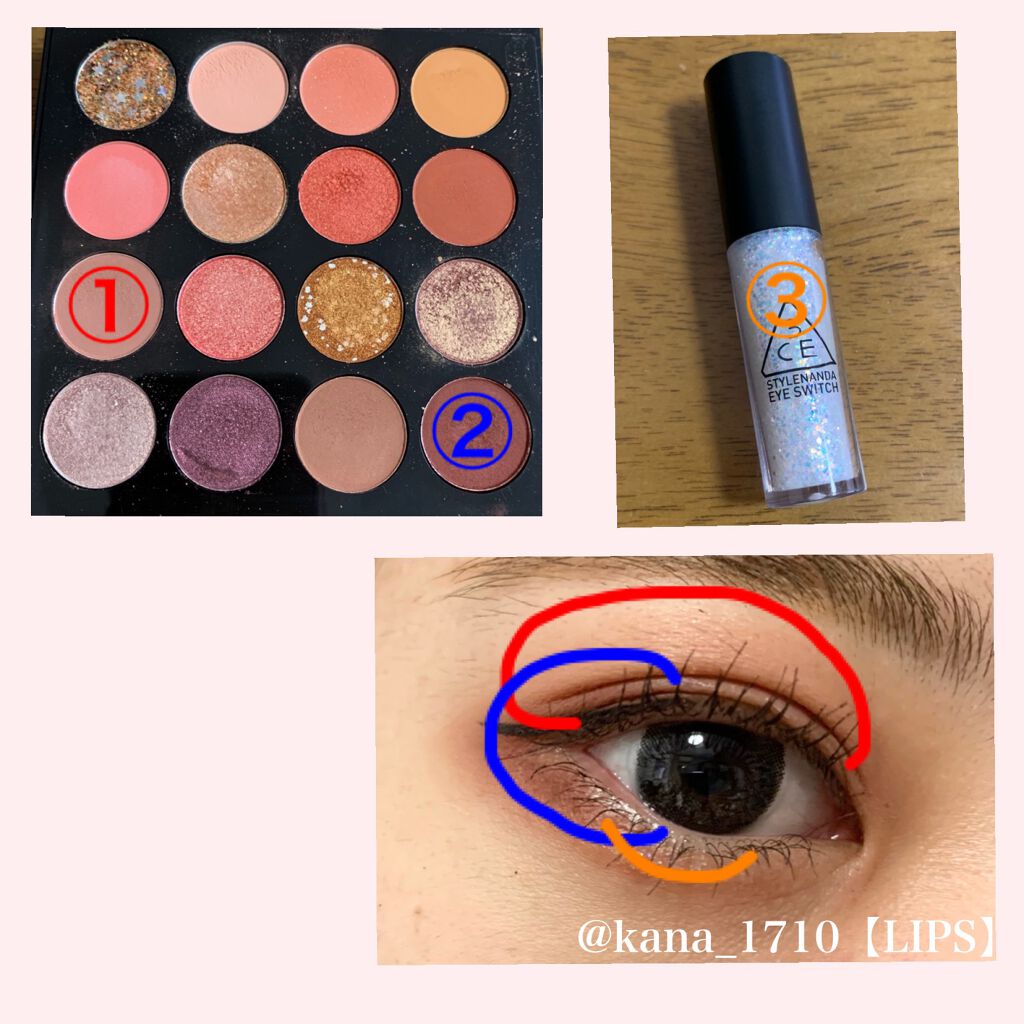 3CE アイスイッチ/3CE/グリッターを使ったクチコミ（2枚目）