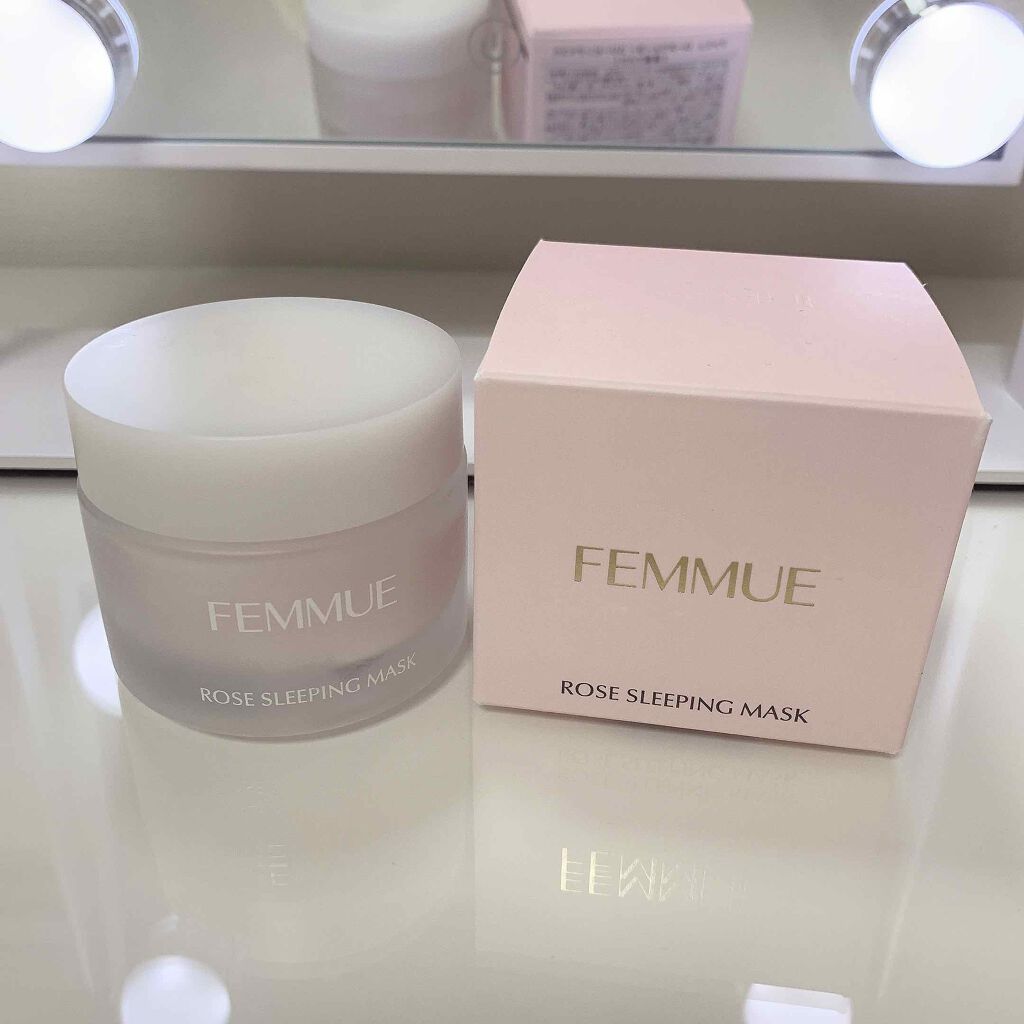 ローズウォーター スリーピングマスク/FEMMUE/フェイスクリームを使ったクチコミ（1枚目）
