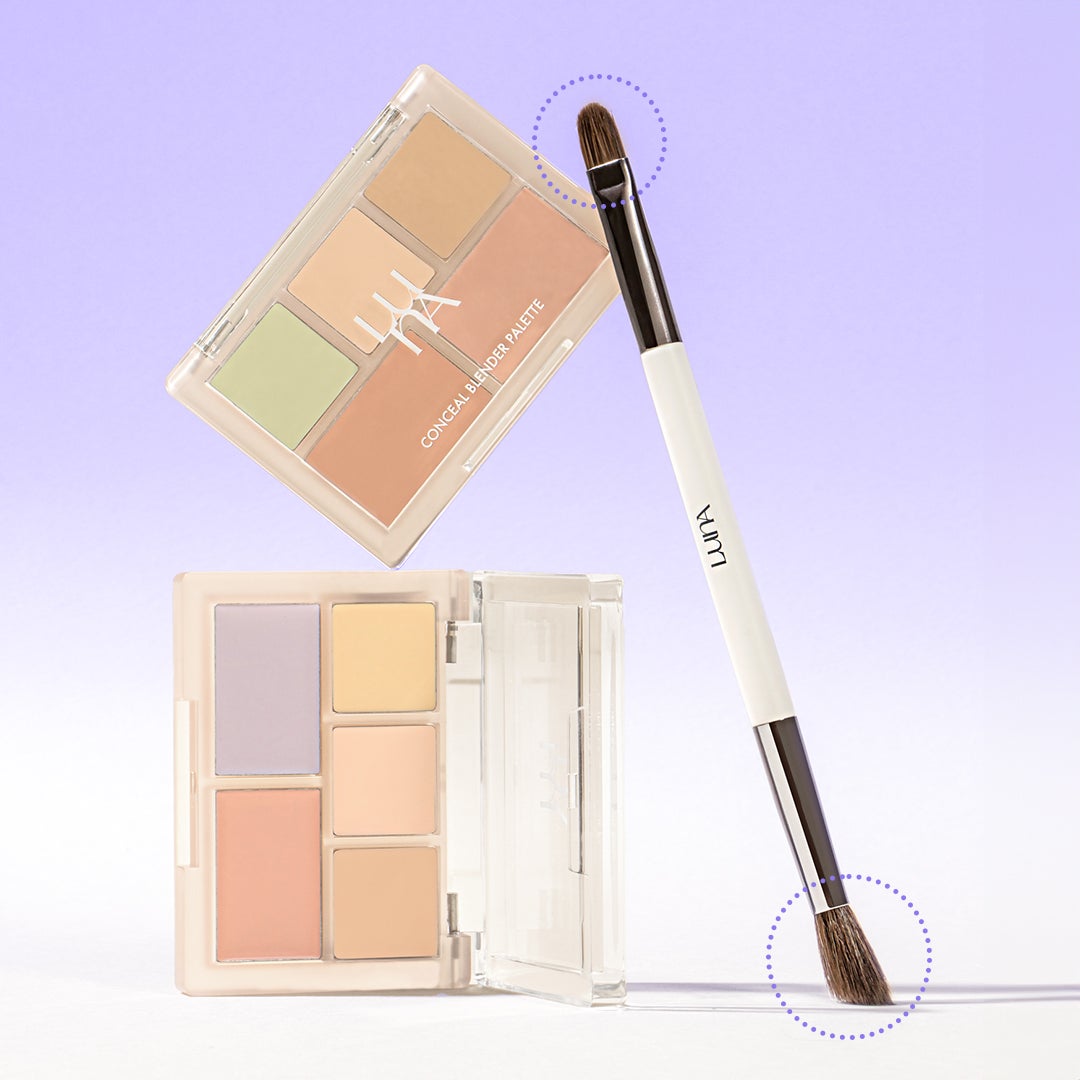 コンシールブレンダーパレット/LUNA/パレットコンシーラーを使ったクチコミ(4枚目)