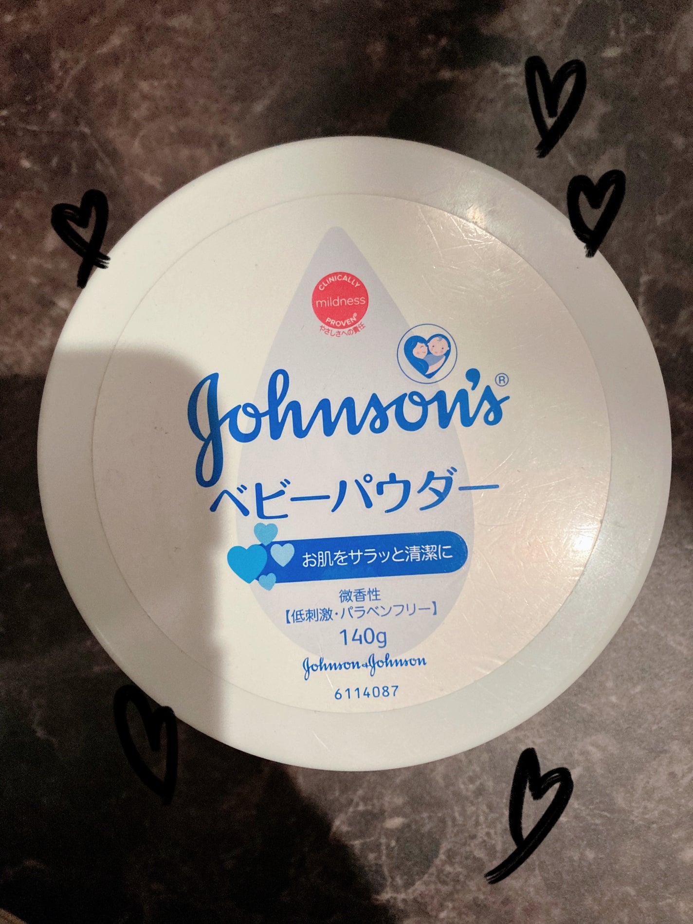 ジョンソン ベビーパウダー/ジョンソンベビー/ボディパウダーを使ったクチコミ(1枚目)
