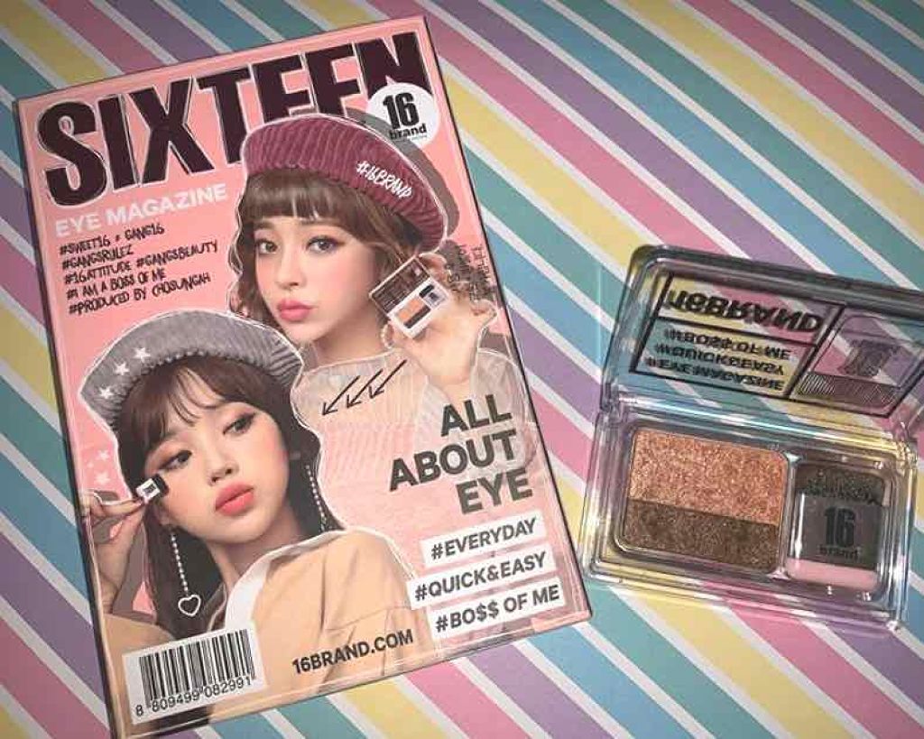 16 EYE MAGAZINE/16BRAND/アイシャドウパレットを使ったクチコミ(1枚目)