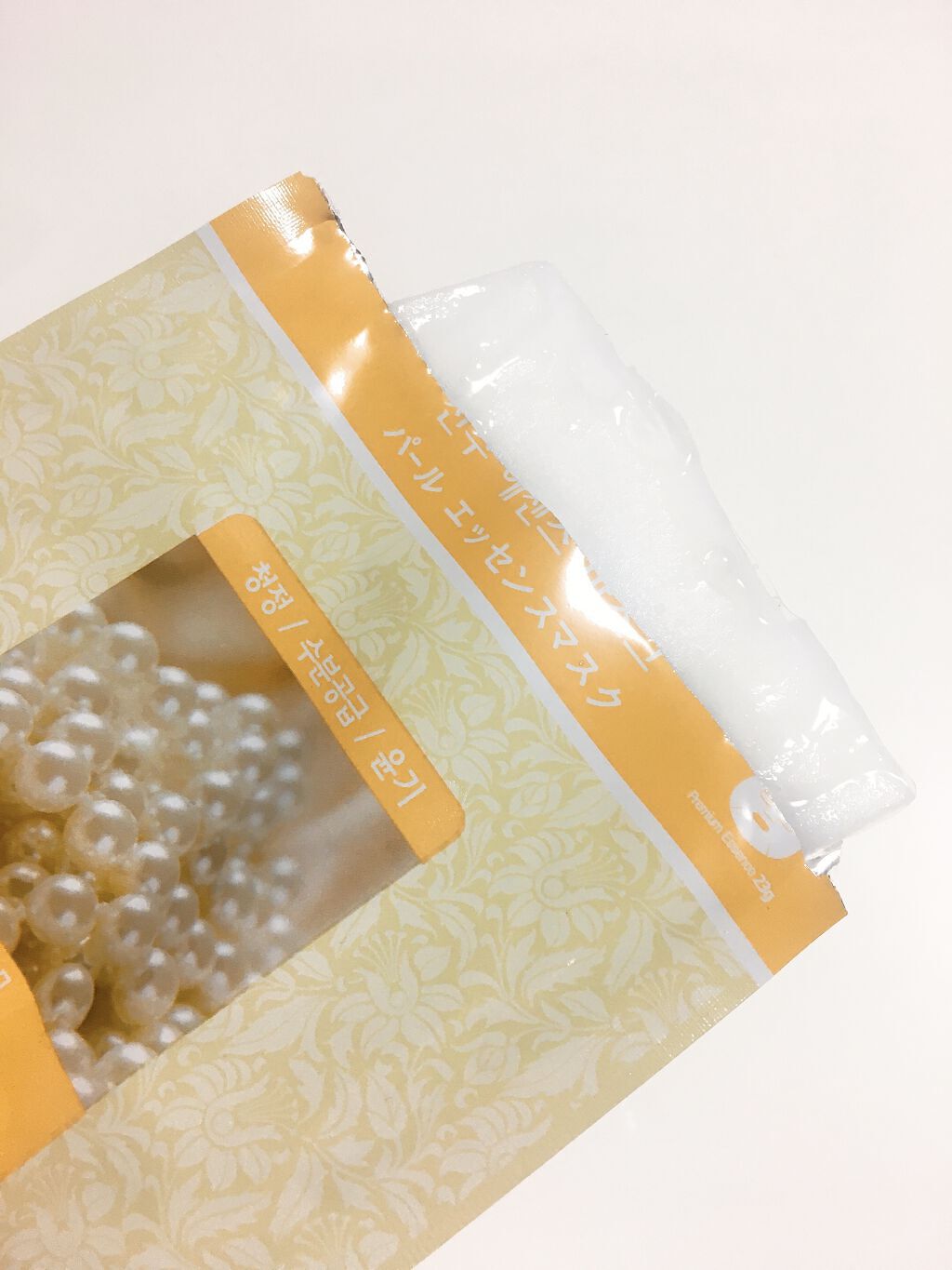 パールエッセンスマスク/MJ-Care/シートマスク・パックを使ったクチコミ（2枚目）
