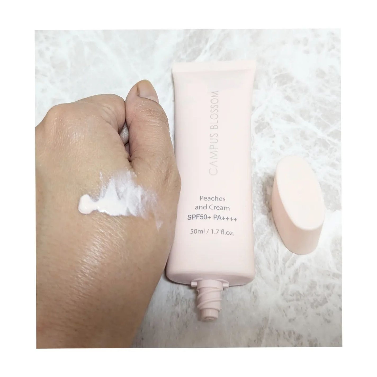 ピーチ&クリームトーンアップ サンスクリーン/CAMPUS BLOSSOM/化粧下地を使ったクチコミ(9枚目)