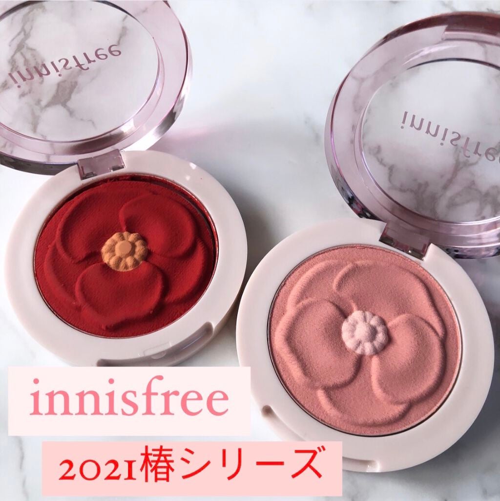 済州 カラーピッカー椿ブルーミングチーク/innisfree/パウダーチークを使ったクチコミ(1枚目)
