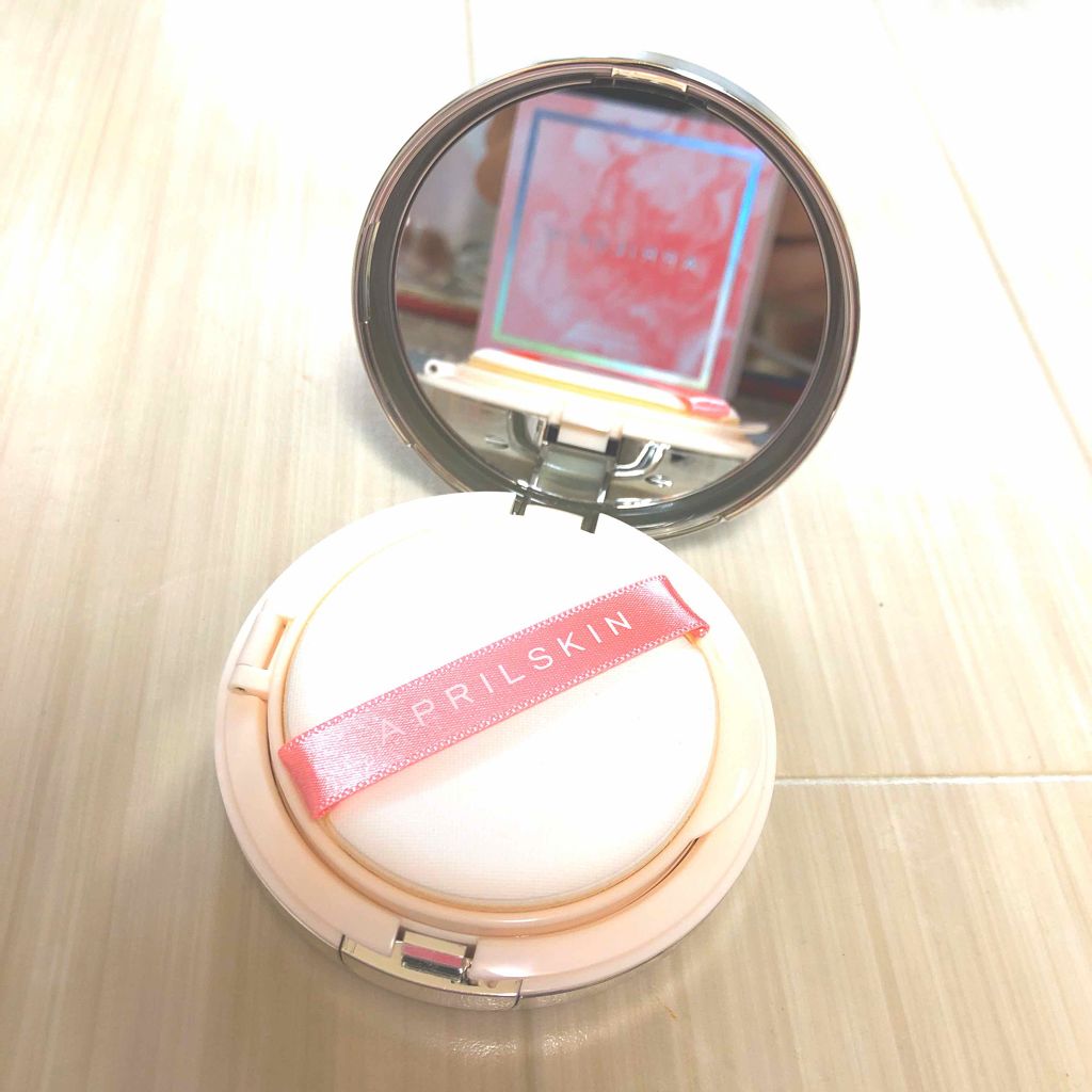 超スリムクッション/APRILSKIN/クッションファンデーションを使ったクチコミ(2枚目)