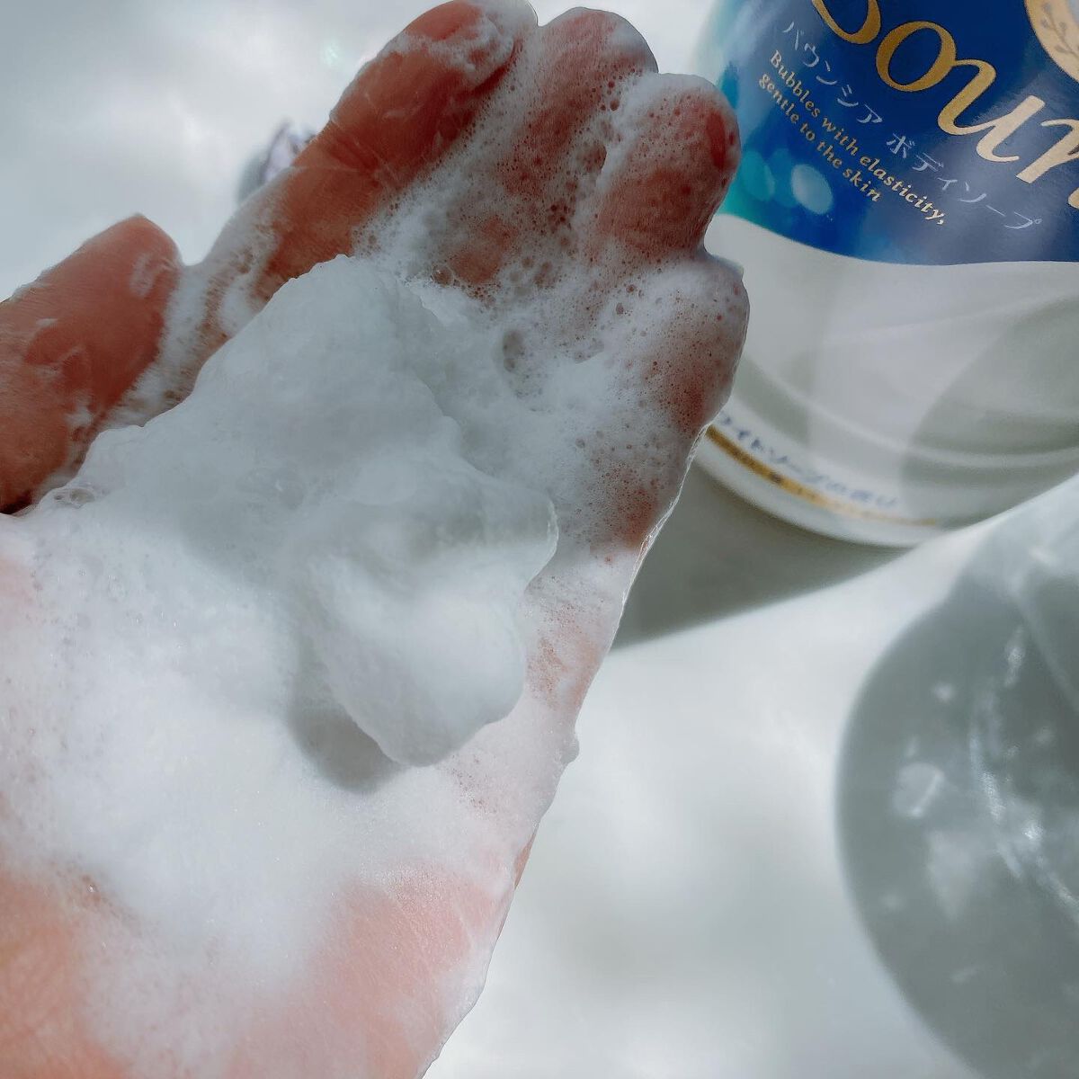 バウンシア ボディソープ ホワイトソープの香り/Bouncia/ボディソープを使ったクチコミ(5枚目)