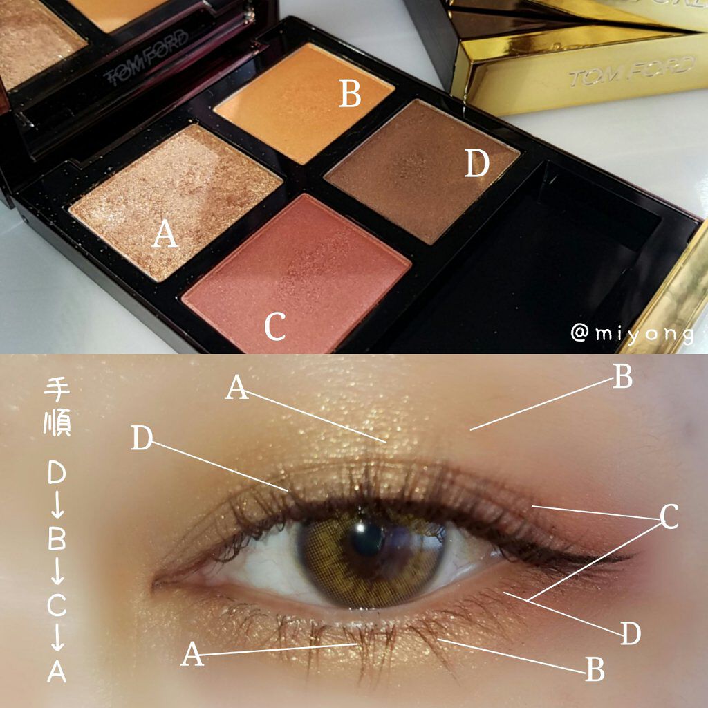 アイ カラー クォード/TOM FORD BEAUTY/アイシャドウパレットを使ったクチコミ（2枚目）