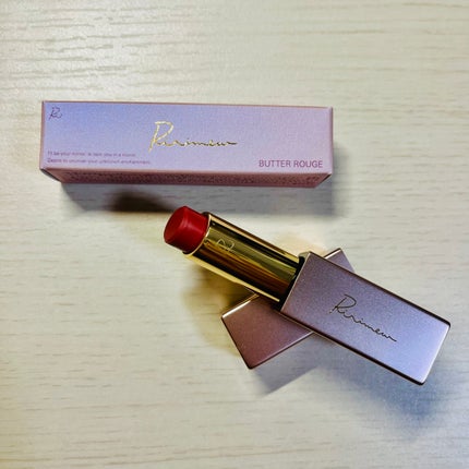 リリミュウ バタールージュ/Ririmew/口紅を使ったクチコミ(2枚目)