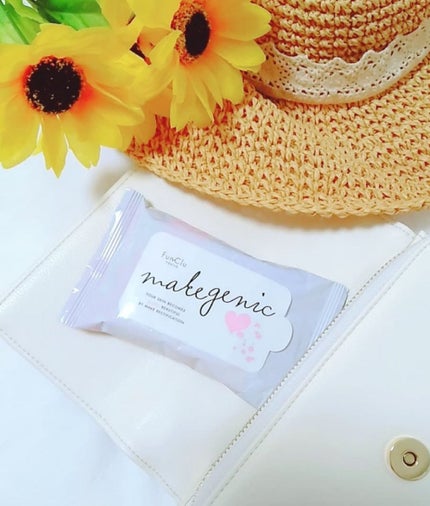 makegenic メイク直し用乳液コットンシート ボタニカルモイスト/素数/クレンジングシートを使ったクチコミ(1枚目)