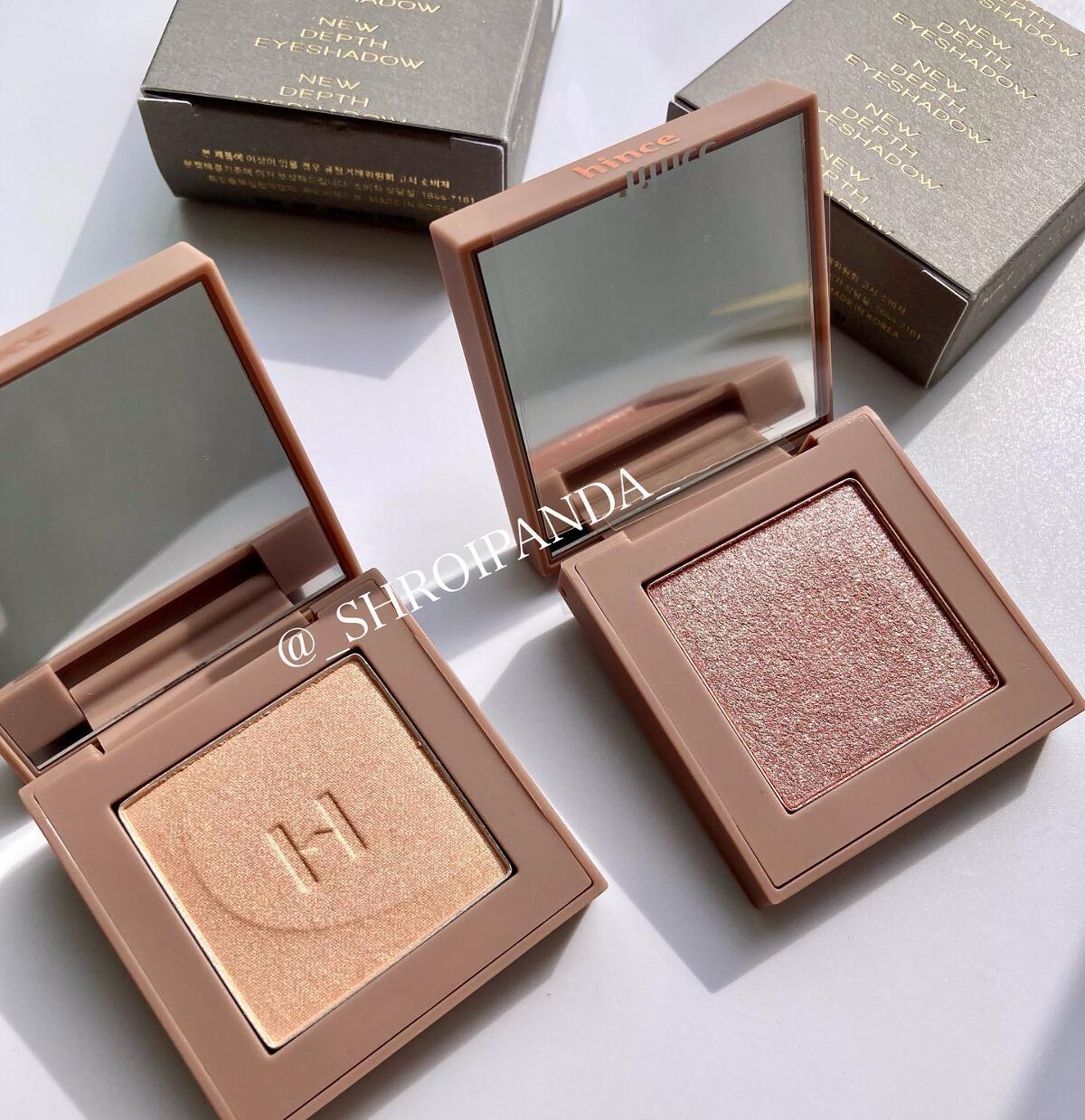 ニューデップスアイシャドウ G001 リフレクション/hince/単色アイシャドウを使ったクチコミ（2枚目）