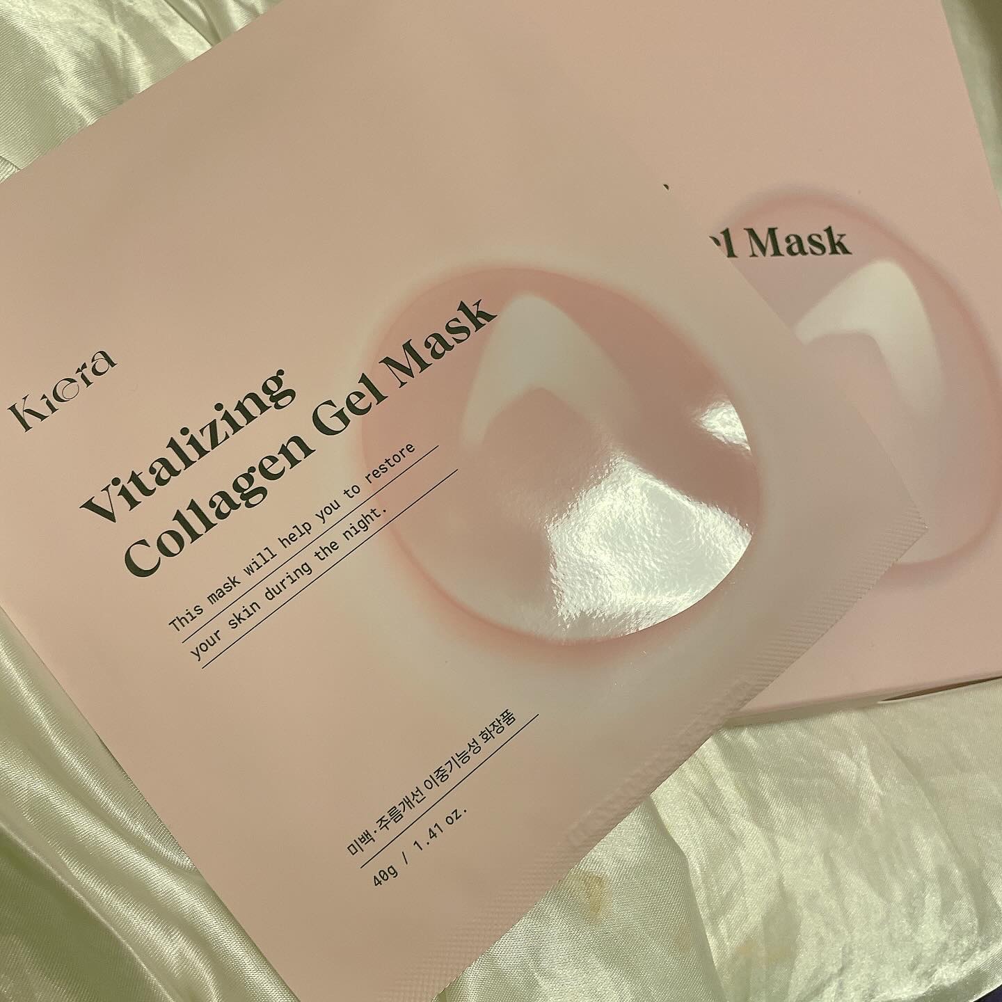 バイタライジングコラーゲンゲルマスク/KIERA/シートマスク・パックを使ったクチコミ（1枚目）