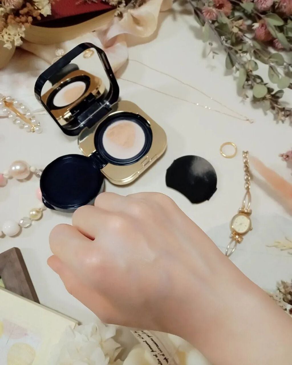 タンクッションエクラ/クレ・ド・ポー ボーテ/クッションファンデーションを使ったクチコミ(4枚目)