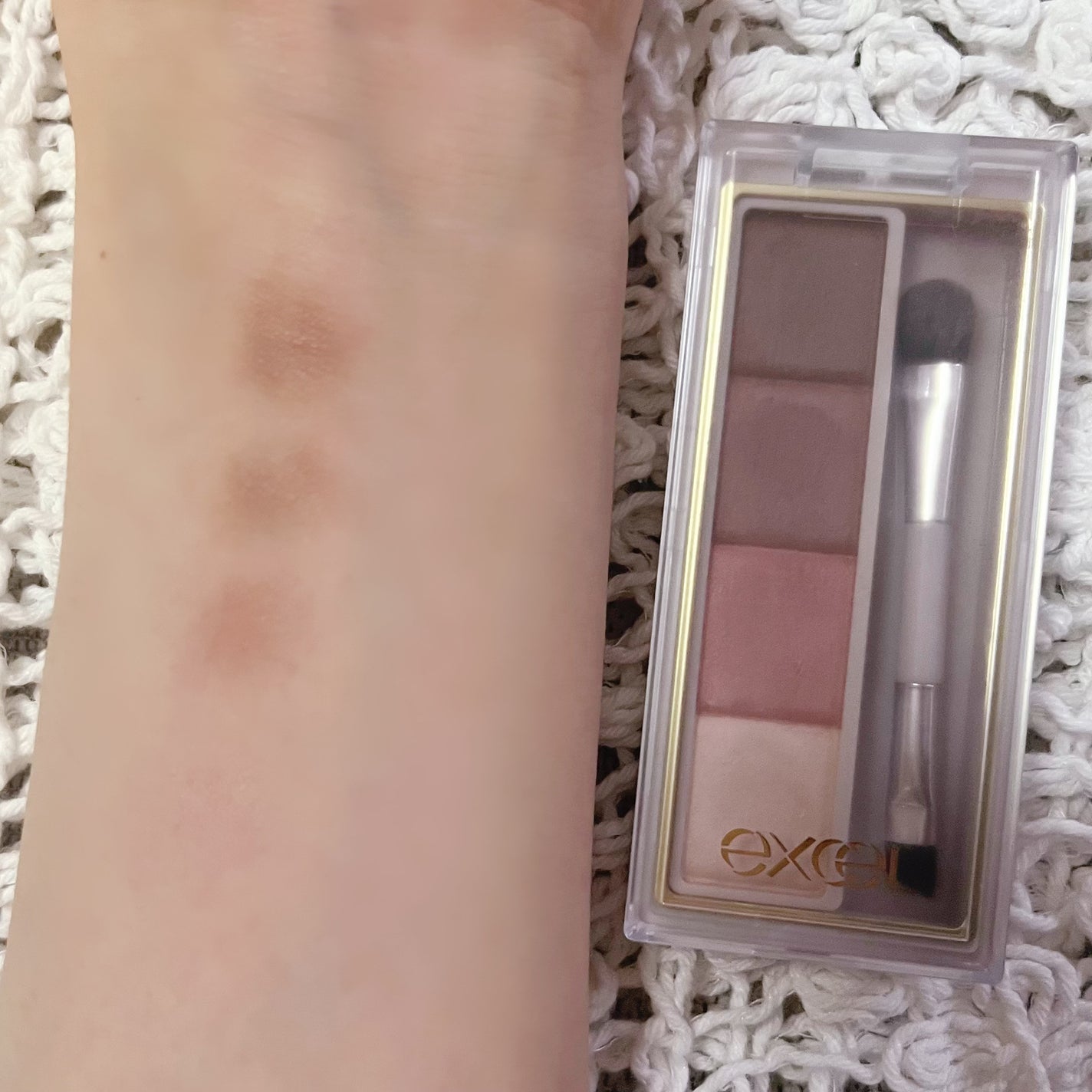 カラーエディットパウダーブロウ/excel/パウダーアイブロウを使ったクチコミ(2枚目)