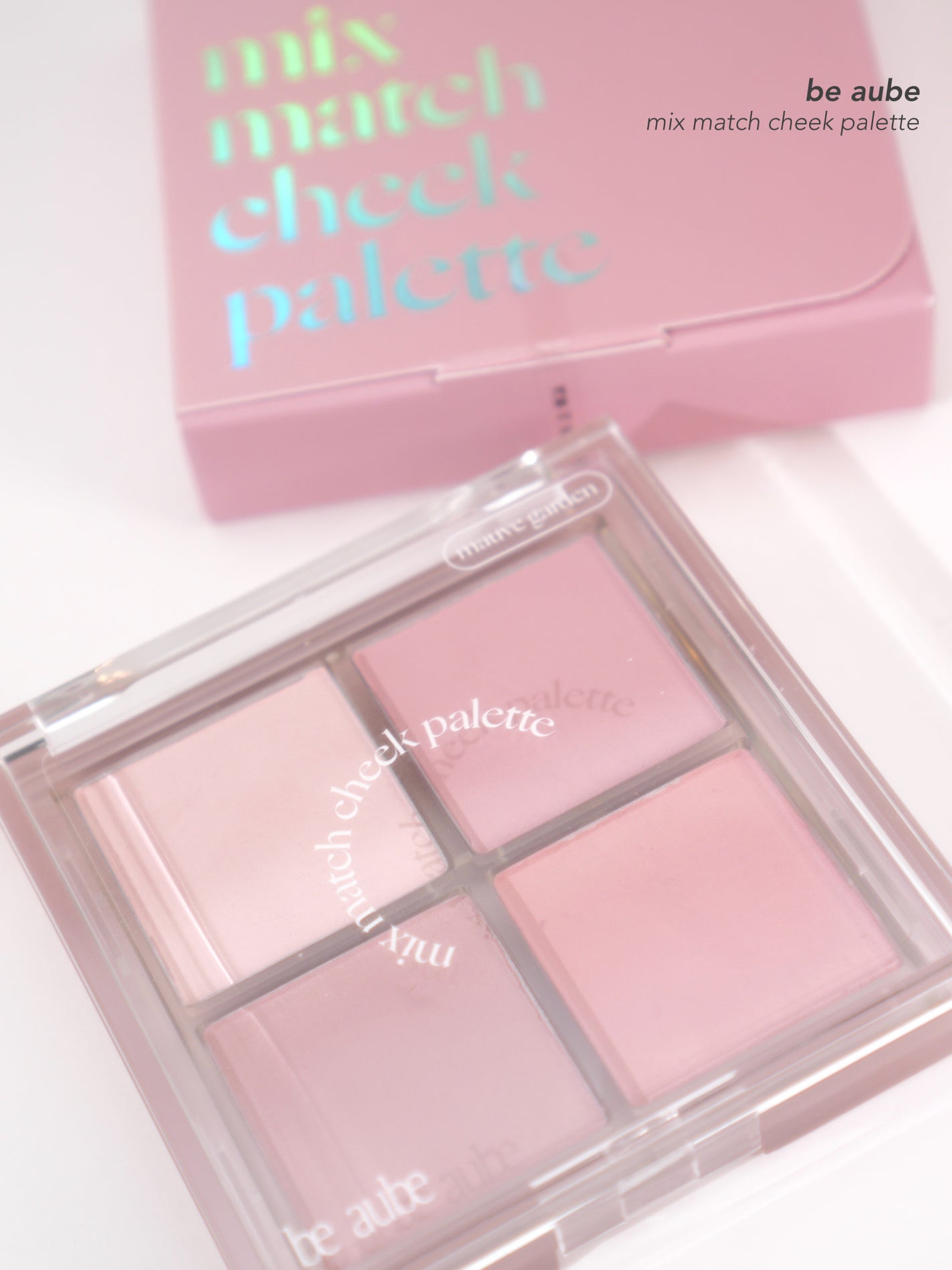 ミックスマッチチークパレット/be aube/パウダーチークを使ったクチコミ(2枚目)