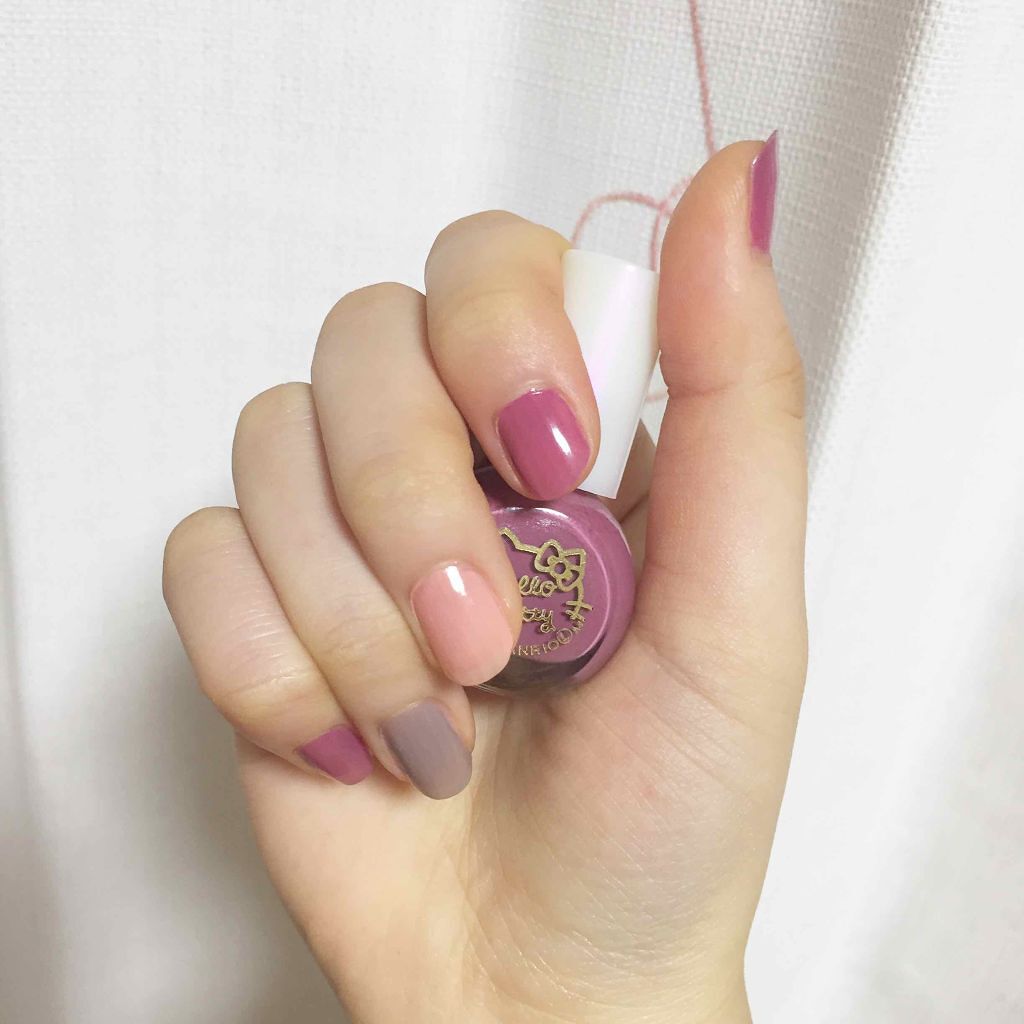 サンリオネイル/DAISO/マニキュアを使ったクチコミ(2枚目)