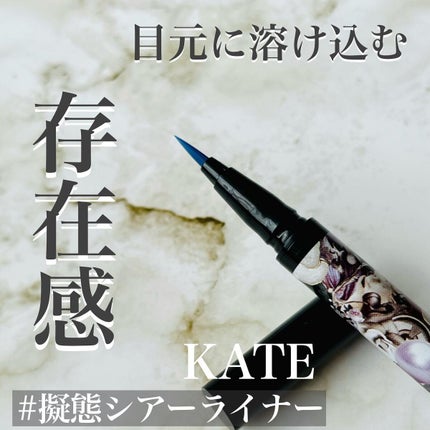 シアーペインティングライナー/KATE/リキッドアイライナーを使ったクチコミ(1枚目)