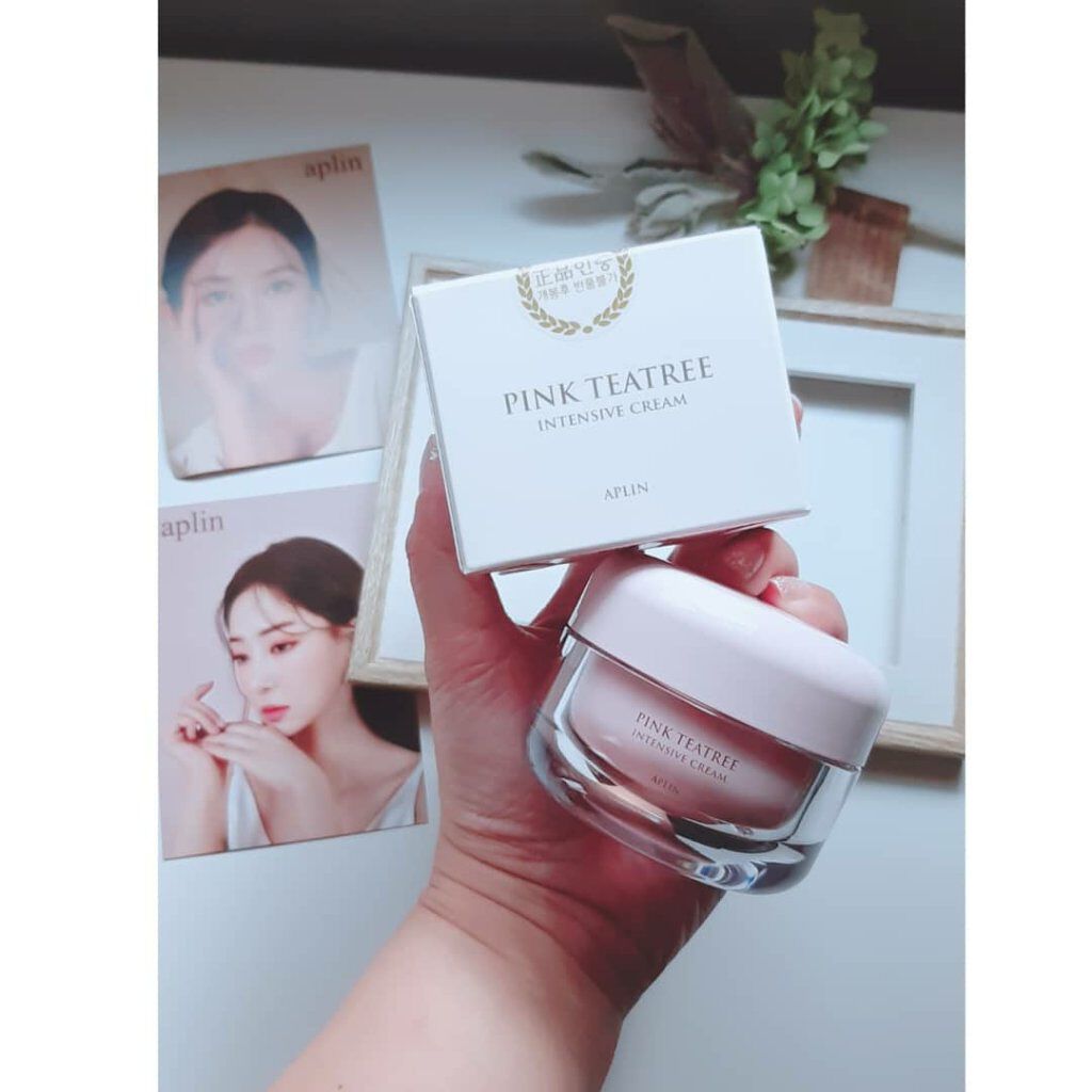 ピンクティーツリークリーム/APLIN/フェイスクリームを使ったクチコミ(1枚目)
