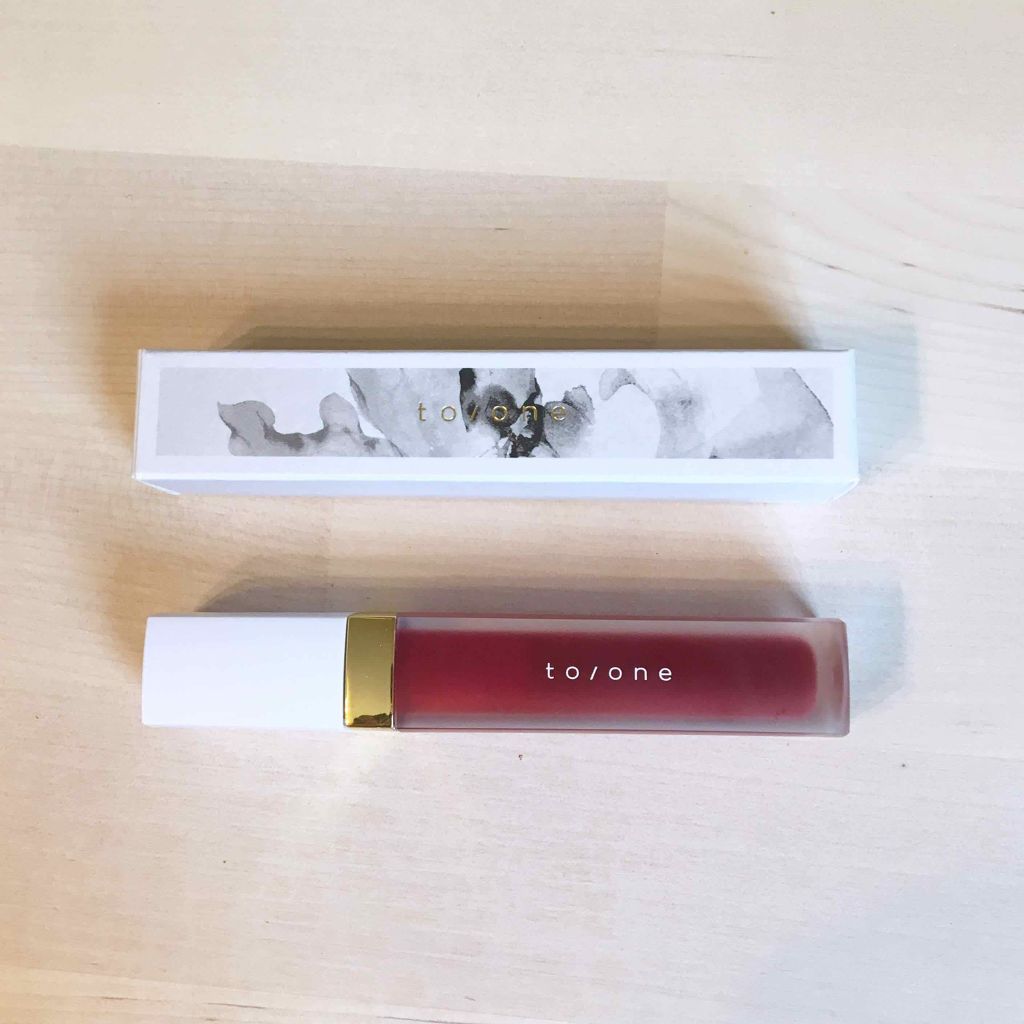 トーン ペタル エッセンス グロス/to/one/リップグロスを使ったクチコミ（1枚目）