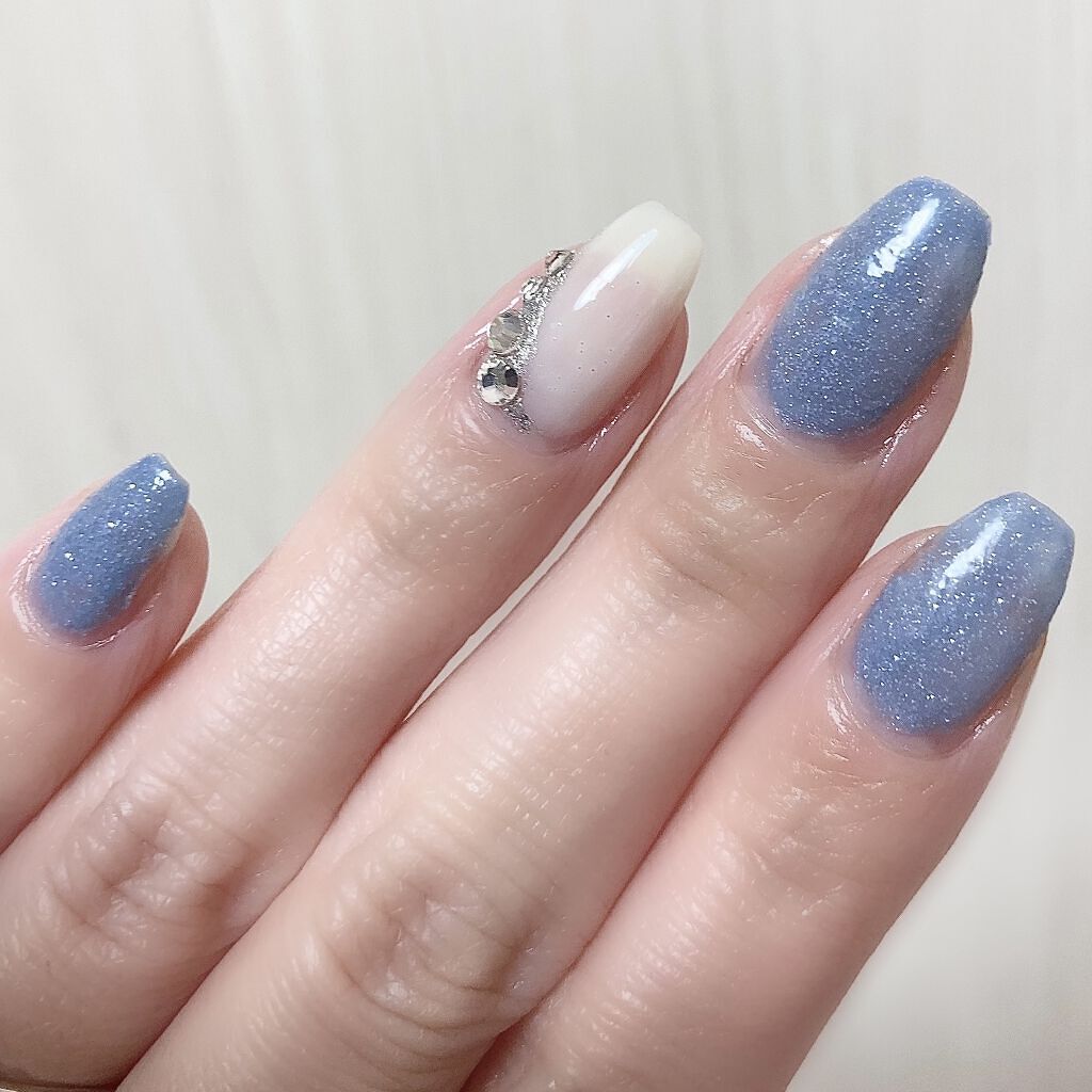 ACネイルエナメル 020 ブルーシェル/セリア/マニキュアを使ったクチコミ（3枚目）