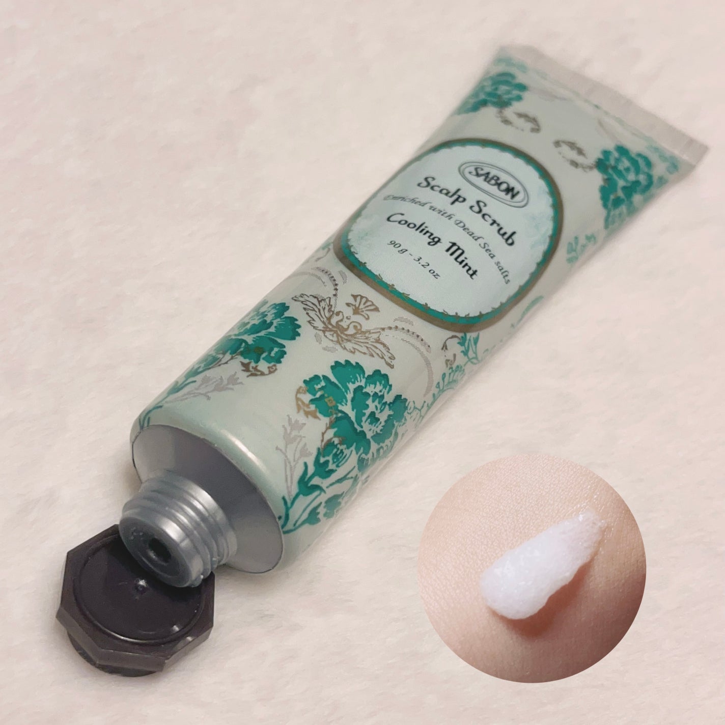 ヘッドスクラブ リフレッシング(ミント)/SABON/ヘッドスクラブを使ったクチコミ(2枚目)