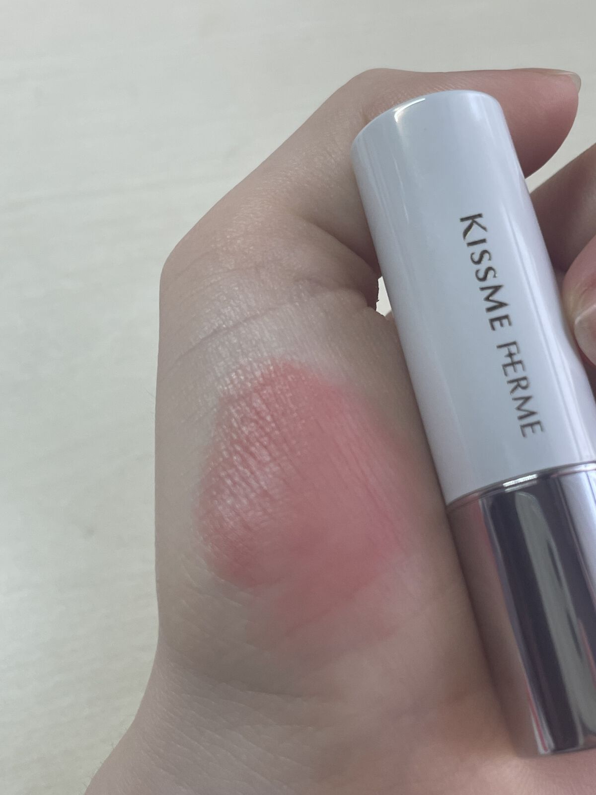 ソフトマットルージュ 03 テンダーピンク/キスミー フェルム/口紅を使ったクチコミ（3枚目）