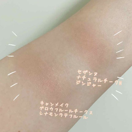 グロウフルールチークス/キャンメイク/パウダーチークを使ったクチコミ(3枚目)